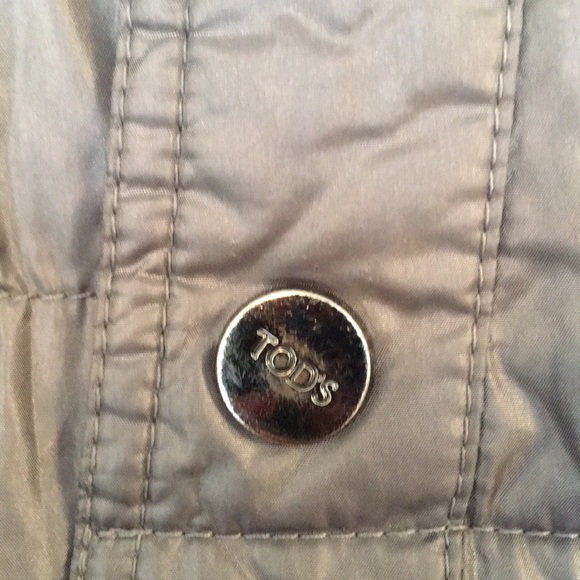 Authentic Tod’s Gray Down/Feather Winter Jacket - Picture 5 of 16
